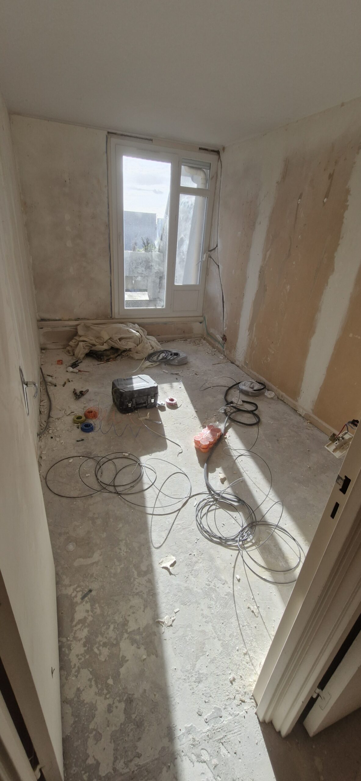 Réseaux électriques et nourrice pendant les travaux